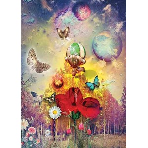Gold Puzzle (61420) - "Party in the Woodland" - 1500 Teile Puzzle