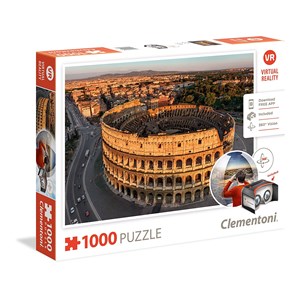 Clementoni (39403) - "Blick auf das Kolosseum" - 1000 Teile Puzzle