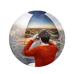 Clementoni (39403) - "Blick auf das Kolosseum" - 1000 Teile Puzzle