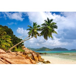 Castorland (C-103713) - "Paradiesischer Strand auf den Seychellen" - 1000 Teile Puzzle