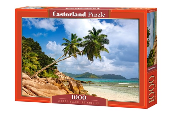 Castorland (C-103713) - "Paradiesischer Strand auf den Seychellen" - 1000 Teile Puzzle