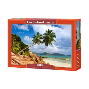 Castorland (C-103713) - "Paradiesischer Strand auf den Seychellen" - 1000 Teile Puzzle