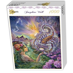 Grafika (00827) - Josephine Wall: "Sternzeichen Skorpion" - 1000 Teile Puzzle