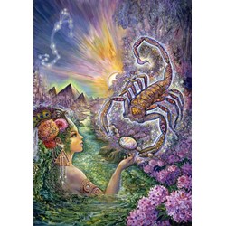 Grafika (00827) - Josephine Wall: "Sternzeichen Skorpion" - 1000 Teile Puzzle