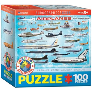 Eurographics (8100-0086) - "History of Aviation" - 100 Teile Puzzle