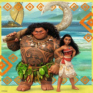 Ravensburger (21272) - "Vaiana + Memory" - 25 36 49 Teile Puzzle