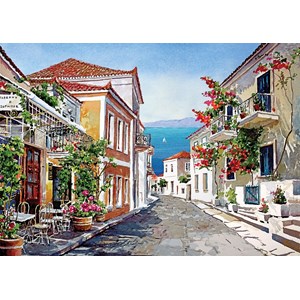 Art Puzzle (4616) - Pantelis Zografos: "Auf der Straße zum Meer" - 1500 Teile Puzzle