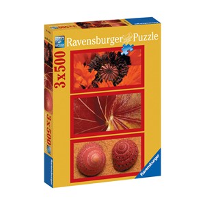 Ravensburger (16284) - "Natural Impressions in Red" - 500 Teile Puzzle