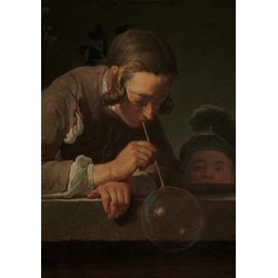 Grafika (01123) - Jean-Baptiste-Siméon Chardin: "Seifenbläser" - 1000 Teile Puzzle