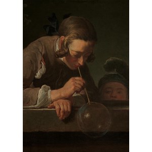 Grafika (01123) - Jean-Baptiste-Siméon Chardin: "Seifenbläser" - 1000 Teile Puzzle