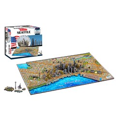 4D Cityscape (40084) - "Seattle" - 1100 Teile Puzzle