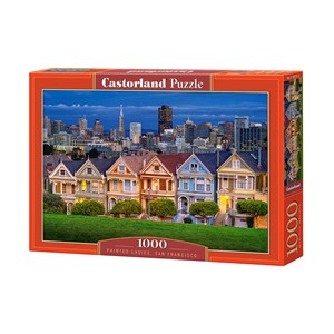 Castorland (C-103751) - "Painted Ladies, San Francisco" - 1000 Teile Puzzle
