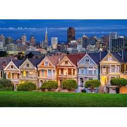 Castorland (C-103751) - "Painted Ladies, San Francisco" - 1000 Teile Puzzle