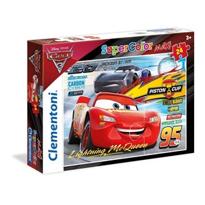 Clementoni (24489) - "Cars 3" - 24 Teile Puzzle