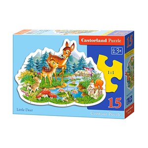 Castorland (B-015115) - "Tierkinder" - 15 Teile Puzzle