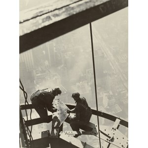 Grafika (02122) - "Lewis W. Hine: Empire State Building, New York, 1931" - 2000 Teile Puzzle