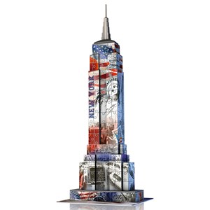 Ravensburger (12583) - "Empire State Building" - 216 Teile Puzzle