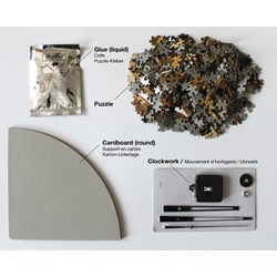 Art Puzzle (4291) - "Puzzleuhr, Melonenscheibe" - 570 Teile Puzzle