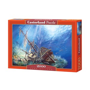 Castorland (C-200252) - "Sunk Galleon" - 2000 Teile Puzzle