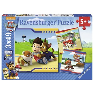 Ravensburger (09369) - "PAW Patrol, Helden mit Fell" - 49 Teile Puzzle