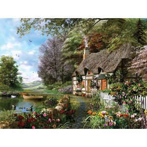 Ravensburger (16202) - Dominic Davison: "Country Cottage" - 1500 Teile Puzzle