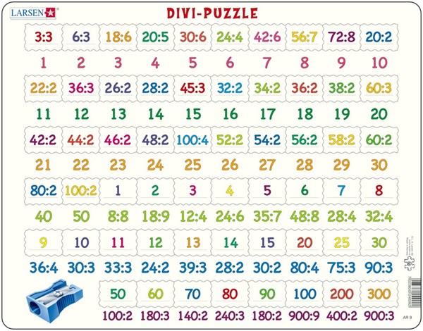 Larsen (AR9) - "Divi Puzzle" - 58 Teile Puzzle