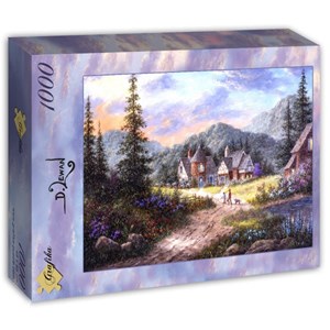 Grafika (T-00500) - Dennis Lewan: "Hills Of Bavaria" - 1000 Teile Puzzle