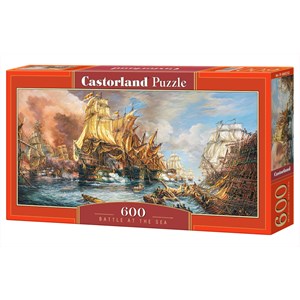 Castorland (B-060252) - "Historische Seeschlacht" - 600 Teile Puzzle