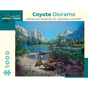Pomegranate (AA942) - "Coyote Diorama" - 1000 Teile Puzzle