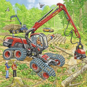 Ravensburger (08012) - "Große Maschinen" - 49 Teile Puzzle