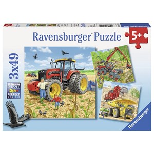 Ravensburger (08012) - "Große Maschinen" - 49 Teile Puzzle