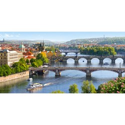 Castorland (C-400096) - "Moldau-Brücken in Prag" - 4000 Teile Puzzle
