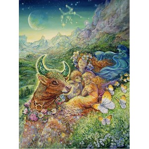 Grafika (00828) - Josephine Wall: "Stier" - 2000 Teile Puzzle
