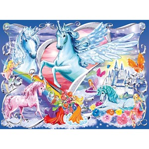 Ravensburger (13928) - "Die schönsten Einhörner" - 100 Teile Puzzle