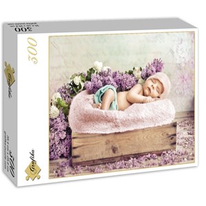 Grafika (01610) - Konrad Bak: "Baby sleeping in the Lilac" - 300 Teile Puzzle