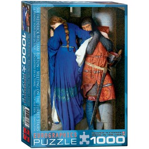 Eurographics (6000-3682) - Fredrick Burton: "Treffen auf den Turmstufen" - 1000 Teile Puzzle