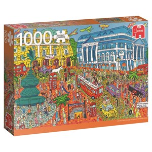 Jumbo (18563) - "Piccadilly Circus, London" - 1000 Teile Puzzle