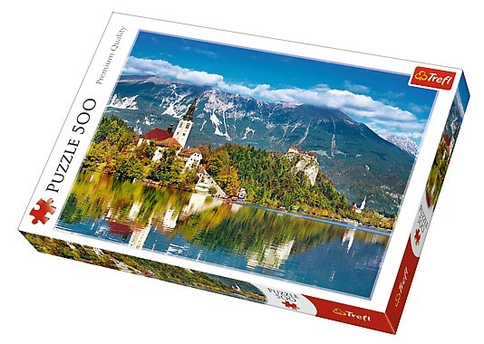 Trefl (37259) - "Gemeinde Bled in Slowenien" - 500 Teile Puzzle