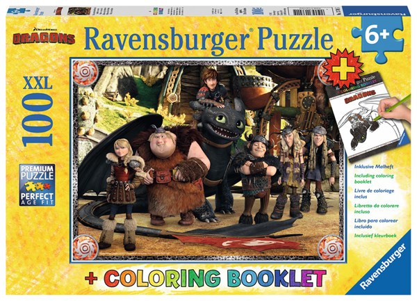 Ravensburger (13701) - "Hicks und seine Freunde" - 100 Teile Puzzle