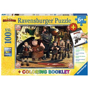 Ravensburger (13701) - "Hicks und seine Freunde" - 100 Teile Puzzle