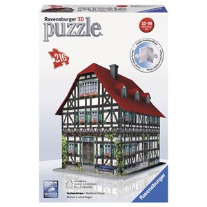 Ravensburger (12572) - "Fachwerkhaus" - 216 Teile Puzzle