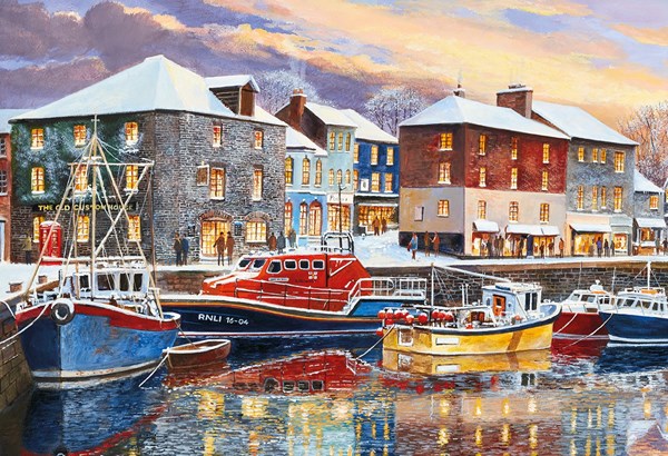 Gibsons (G2708) - "Padstow im Winter" - 250 Teile Puzzle