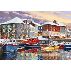 Gibsons (G2708) - "Padstow im Winter" - 250 Teile Puzzle