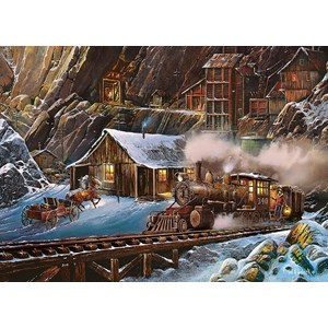 MasterPieces (71655) - Ted Blaylock: "When Gold Ran the Rails" - 1000 Teile Puzzle