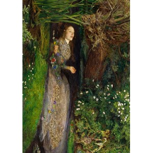 Grafika (00362) - John Everett Millais: "Ophelia, 1851" - 1000 Teile Puzzle