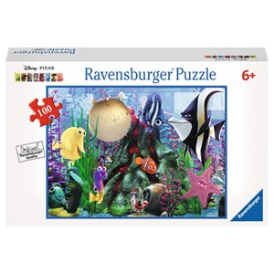 Ravensburger (10575) - "Hanging Around" - 100 Teile Puzzle