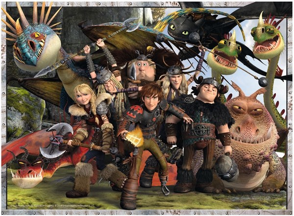 Ravensburger (13198) - "Dragons 2 - Treue Freunde" - 300 Teile Puzzle