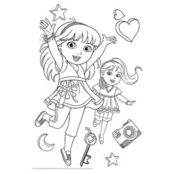 Trefl (36512) - "Dora" - 40 Teile Puzzle