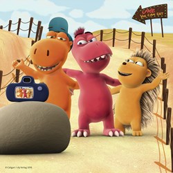 Ravensburger (09272) - "Der kleine Drache Kokosnuss, Spaß mit den Freunden" - 49 Teile Puzzle