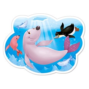 Castorland (B-015139) - "Leben unter dem arktischen Eis" - 15 Teile Puzzle